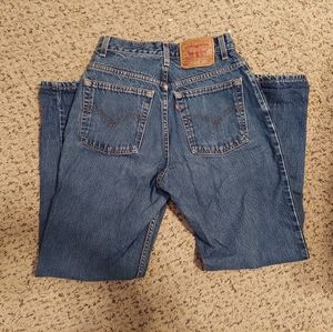 Levi's 550 Blue Jeans Size 27